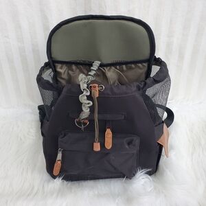 Top Paw Black and Brown Pet Carrier Backpack